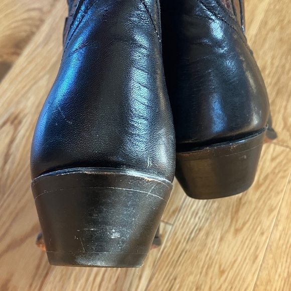 Code West Black and Brown Cowboy Western Boots - Picture 5 of 11